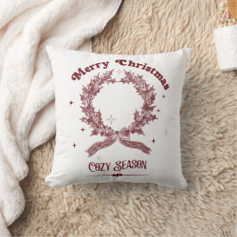 Cozy Season Vintage Christmas Kudde