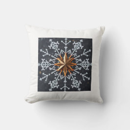 Cozy Snowflake Haven Kudde