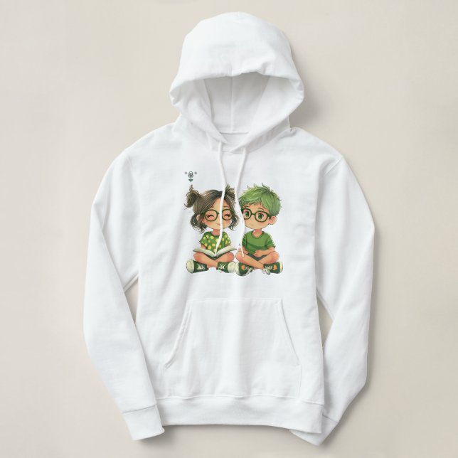 Cozy T-Shirt Hoodie – Comfort Meets Style (Design framsida)