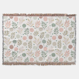 Cozy Throw Blanket with Classic Polka Dot Pattern Filt