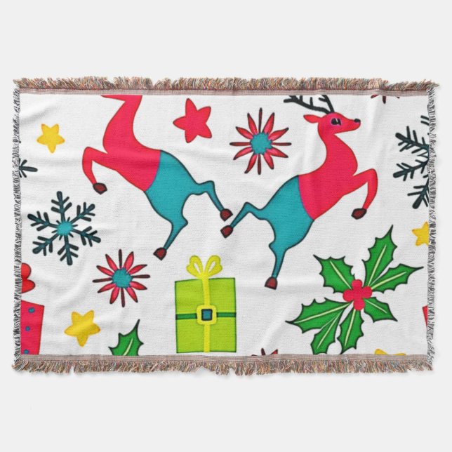 Cozy Winter Wonder Pattern Dream Design Filt (Framsidan)