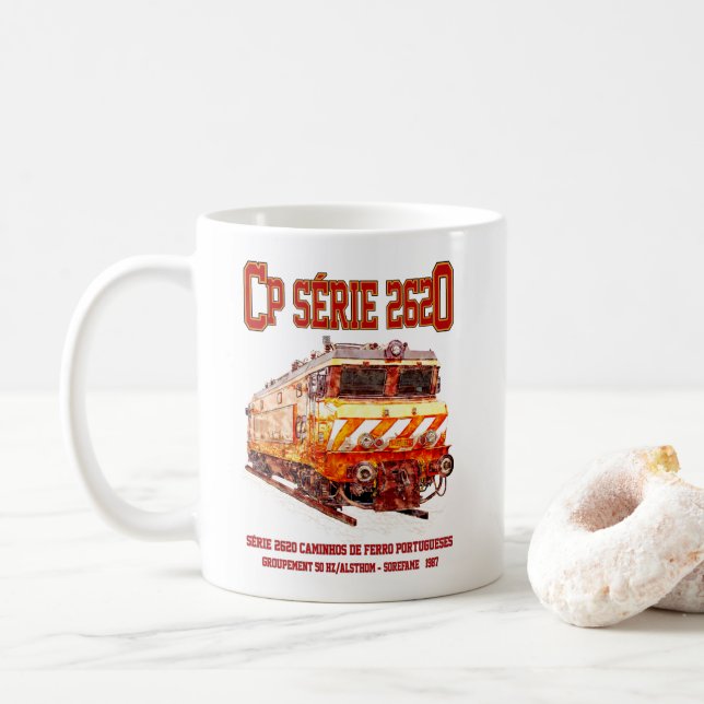 CP Serie 2620 Electric Locomotive Nez-Casse Loco Kaffemugg (Med munk)