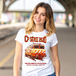 CP Serie 2620 Electric Locomotive Nez-Casse Loco T Shirt