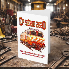 CP Serie 2620 Electric Locomotive Nez-Casse Loco Tack Kort