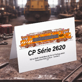 CP Serie 2620 Electric Locomotive Nez-Casse Loco Tack Kort