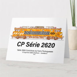 CP Serie 2620 Electric Locomotive Nez-Casse Loco Tack Kort