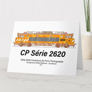CP Serie 2620 Electric Locomotive Nez-Casse Loco Tack Kort