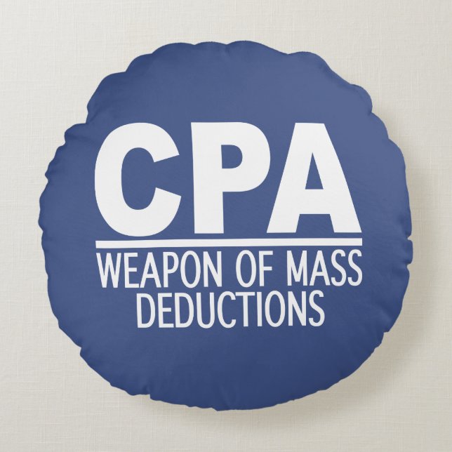 CPA anpassningsbar färg och namn Rund Kudde (Framsidan)