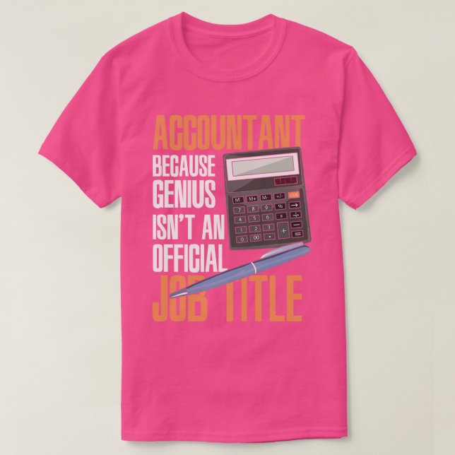 CPA Bookkeeper Public Accountant Accounting Gift T Shirt (Design framsida)