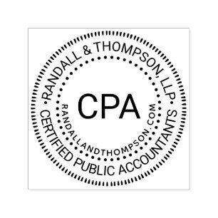 CPA-certifierad revisionsbyrå Firmnamn URL Självfärgande Stämpel