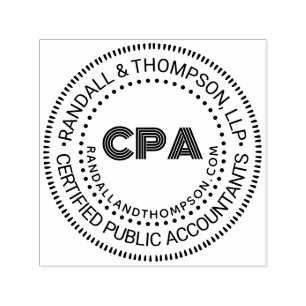 CPA-certifierad revisor Firma Namn URL #2 Självfärgande Stämpel