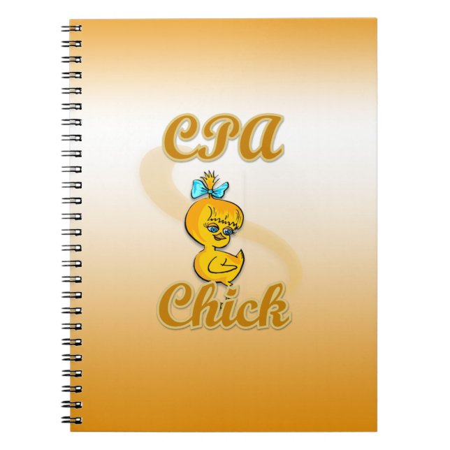 CPA-Chick Anteckningsbok Med Spiral (Framsidan)