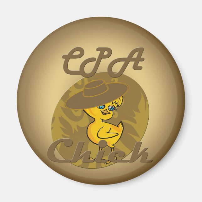 CPA Chick nr 6 Magnet (Framsidan)