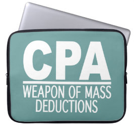 CPA custom laptop sleeve