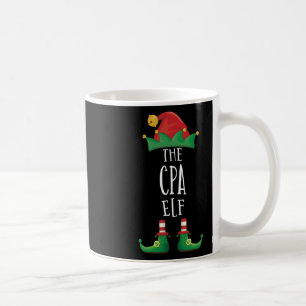 Cpa Elf Shirt Funny Family Matching Group Christma Kaffemugg