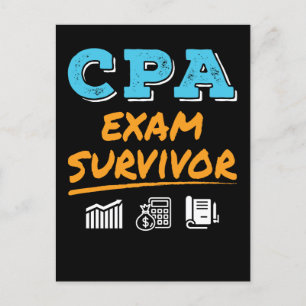 CPA Exam Survivor Vykort