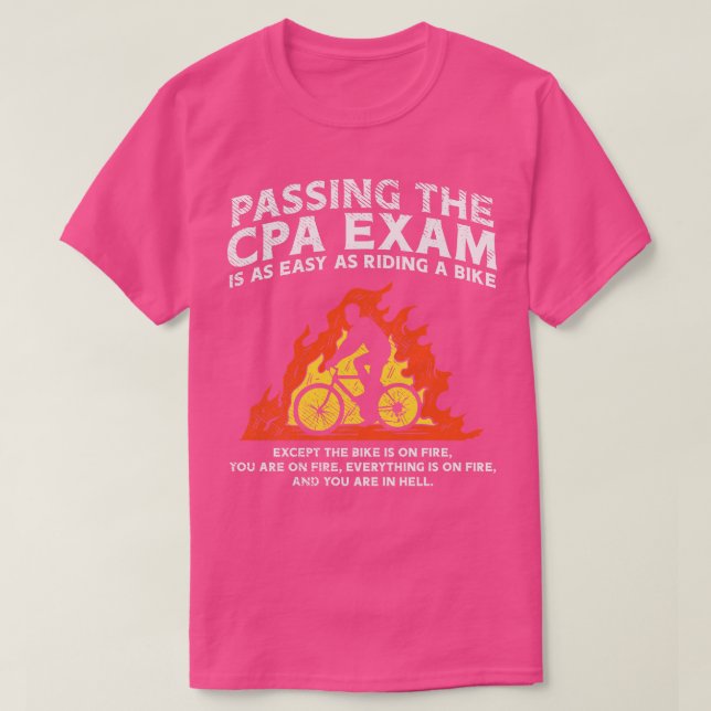 Cpa Exam T Shirt (Design framsida)