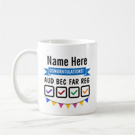 CPA Exams Gift Auktoriserad Public Accountant Lice Kaffemugg