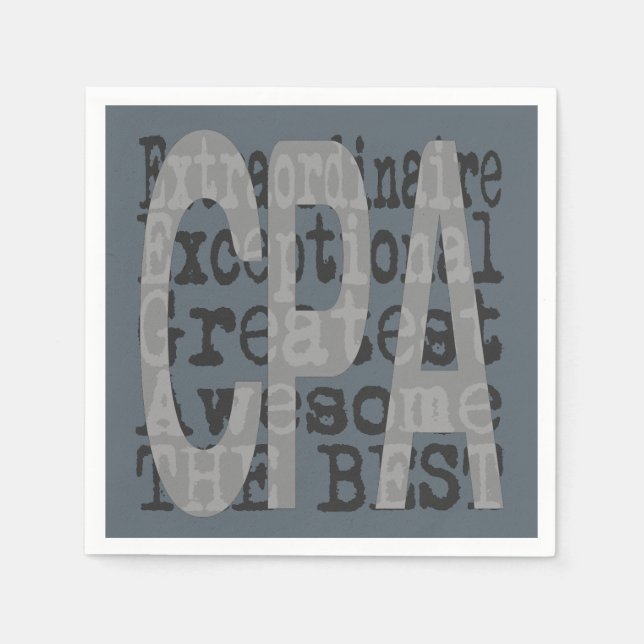 CPA Extraordinaire Pappersservett (Framsidan)