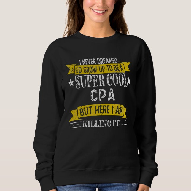 CPA Jobbtitel Yrken T Shirt (Framsida)