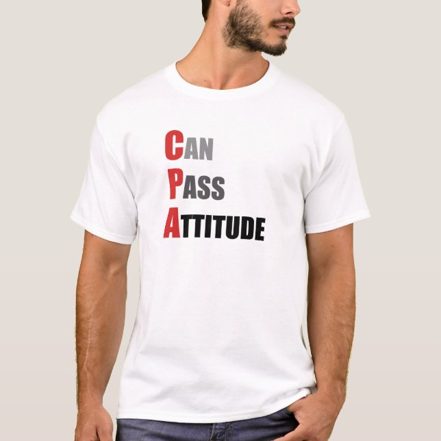 CPA: Kan passera inställning T Shirt (Framsida)
