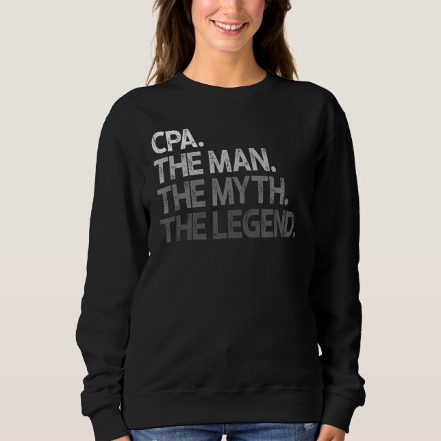 CPA: Man Myth Legend Gift T Shirt (Framsida)