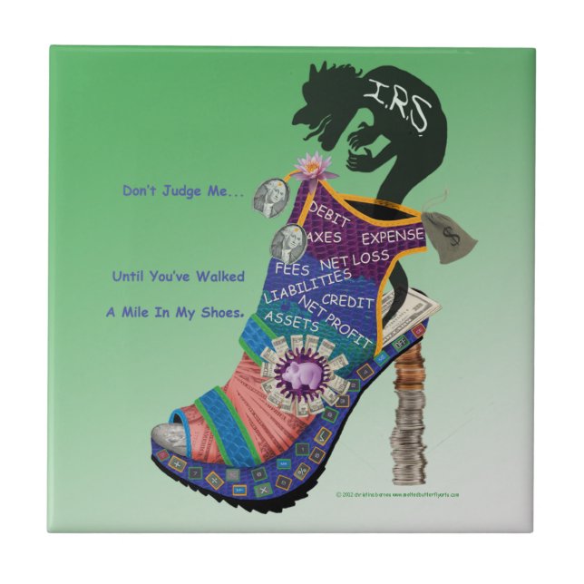 CPA/revisorn bedömer inte mig… Kakelplatta (Framsidan)