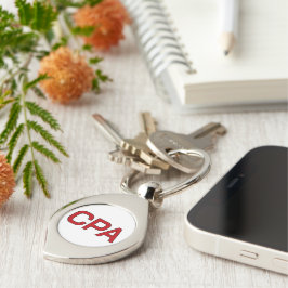 Cpa Swirl Silverfärgad Nyckelring