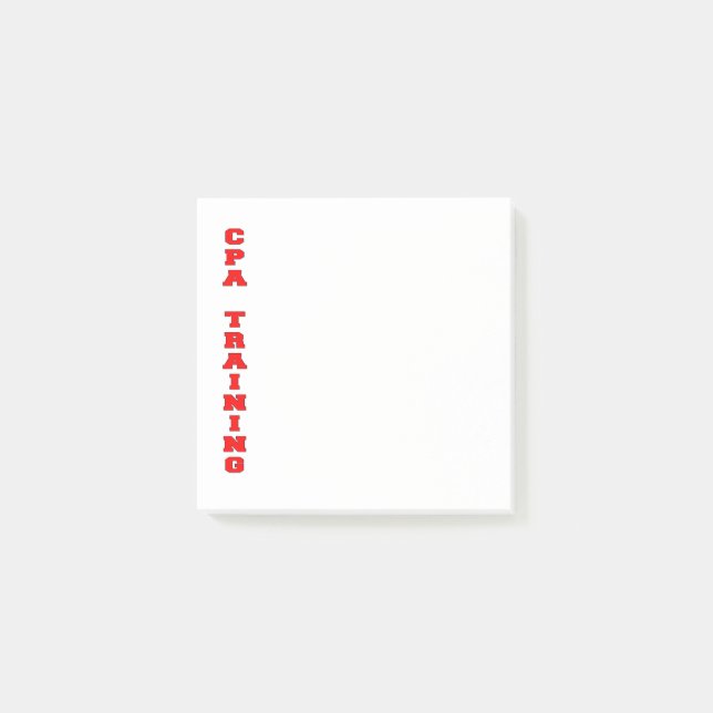 CPA-utbildning Post-it Block (Framsida)