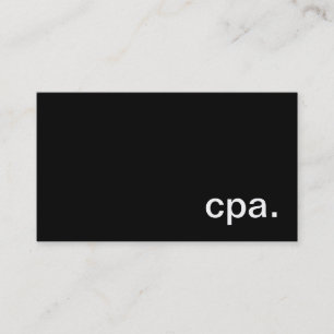 CPA-visitkort Visitkort