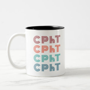 CPhT Auktoriserad Pharmacy Technician Pharma Tech Två-Tonad Mugg
