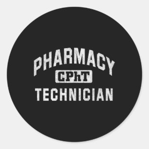 Cpht Auktoriserad Pharmcian Runt Klistermärke