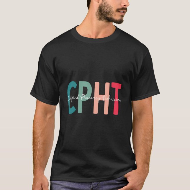 Cpht Auktoriserad Pharmcian T Shirt (Framsida)