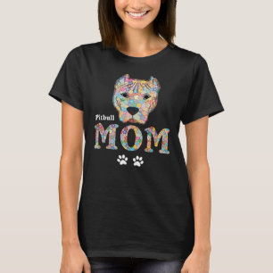 Cpitbull Hund Pit Bull Mor Flowers Ro Pets T Shirt