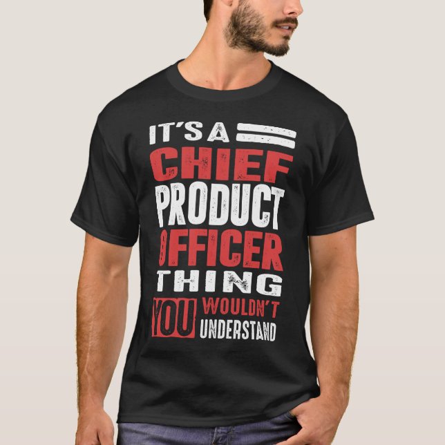 CPO - Chief Product Officer T Shirt (Framsida)