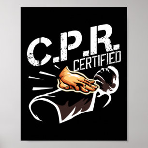CPR Auktoriserad Första hjälpen sjuksköterska Poster