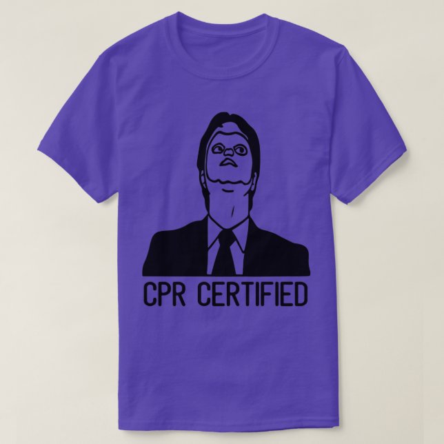 CPR-Auktoriserad T Shirt (Design framsida)