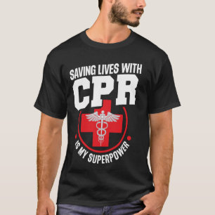 CPR - Breathing Barrier Pocket Mask CPR Manikin CP T Shirt
