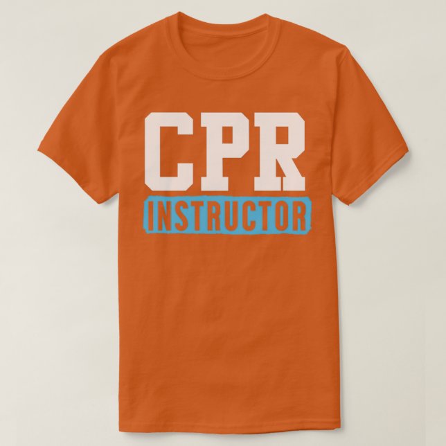 CPR Instructor T Shirt (Design framsida)