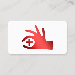 CPR Instruktör och första hjälpen QR Visitkort