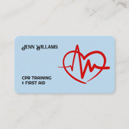 CPR-instruktör QR Visitkort