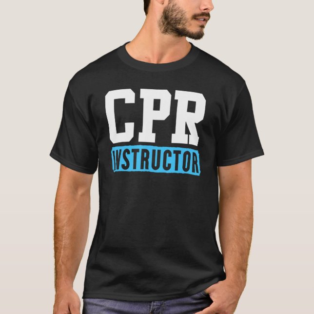 CPR-instruktor T Shirt (Framsida)