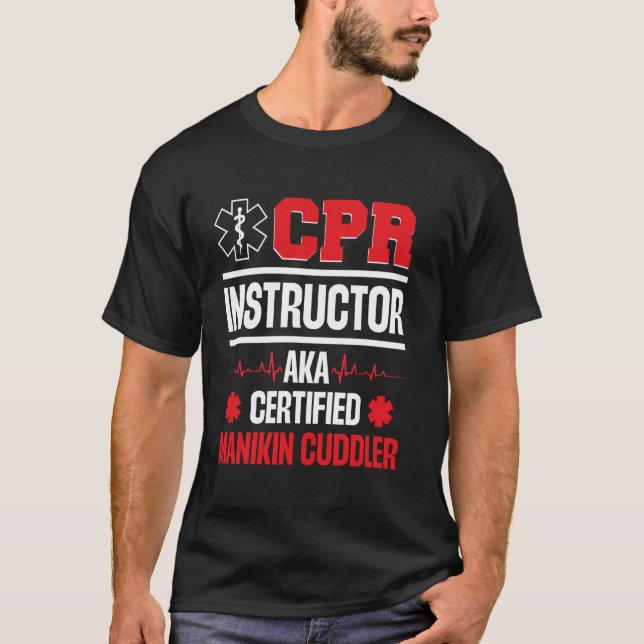 CPR Manikin CPR - Breathing Barrier Pocket Mask CP T Shirt (Framsida)
