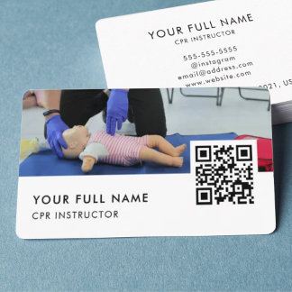 CPR QR-kod Modern verksamhet Visitkort