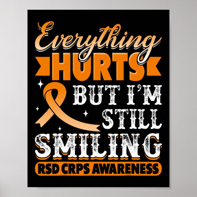 CPS Complex Regional Pain Syndrome Awareness Nove Poster (Framsidan)