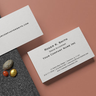 CPSplate Classiity är Elegant Business Visitkort