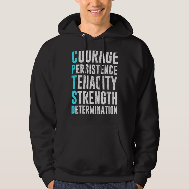 CPTSD - komplex Trauma Survivor Hoodie (Framsida)