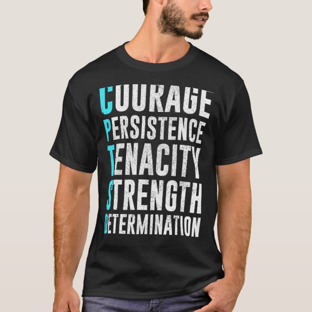 CPTSD - komplex Trauma Survivor T Shirt (Framsida)