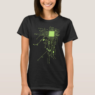 CPU-teknik nörd datorkrets Informativ Prog T Shirt