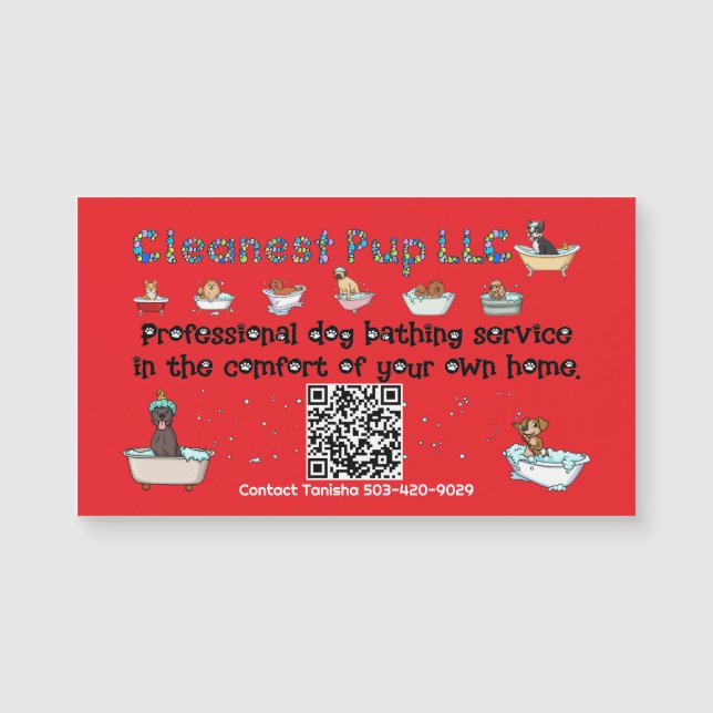 CPup LLC Magnet Card (Framsida)